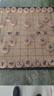 紫湖中国象棋高档加厚榉木套装实木质大号60号雕花便携折叠式皮革棋盘 实拍图