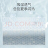 乳胶枕头记忆棉套冰丝夏凉枕套凉席套单人双人长枕套通用 浅蓝色60*40*10-12厘米（冰丝枕套） 不含枕芯 实拍图