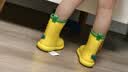 幸福玛丽（Cheerful Mario）儿童雨鞋男童雨靴水鞋2岁宝宝水鞋套鞋防滑女童幼儿防水女款胶鞋 实拍图