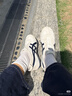 Onitsuka Tiger鬼塚虎板鞋情侣款低帮耐磨休闲鞋男ADVANTI 米色 44 实拍图