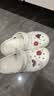 卡骆驰（CROCS）贝雅云彩女士洞洞鞋休闲鞋|208186  白色-100    37 /38(240mm)   实拍图