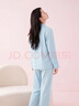 芬腾睡衣女带胸垫抑菌纯棉26春夏新款女士开衫长袖家居服套装送女友 实拍图