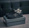 adidas「T头鞋」STADT经典时尚薄底运动板鞋男女阿迪达斯三叶草   黑色/汉玉白/浅猩红（推荐女生买小半码）   41 实拍图