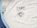 曼克顿（MANKEDUN）26款A类里外纯棉全棉夏季薄新疆棉花夏被空调被夏凉被可机洗裸睡 棉白+蓝【100%新疆棉 假一罚十】 180*220cm【大牌品质 平替首选 0溢价】加大单人 实拍图