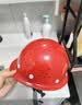 诺瑞斯安 ABS安全帽工地 国标加厚防砸抗冲击  工地建筑工程施工头盔 增强款盔式透气款 黄色 实拍图