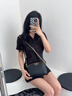 奥康（Aokang）女包新潮头层牛皮小方包轻奢斜挎单肩包生日520礼物送女友送老婆 实拍图