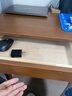 华舟书桌小户型家用写字桌卧室靠墙学生学习桌 1.0米胡桃色[宽55cm] 实拍图