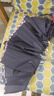 天堂伞 加大雨伞三折 晴雨两用商务伞经典格纹10骨大雨伞男女 藏青 实拍图
