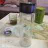 【京东物流配送】高硼硅双层玻璃杯大容量泡茶杯水杯子茶水分离杯 【双层加厚】茶杯350ml1只 实拍图