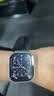 Apple/苹果 Watch S11 智能手表GPS款46毫米银色铝金属表壳雾紫色运动型表带M/L MEVX4CH/B情人节 实拍图