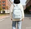 361°书包初高中女韩系休闲百搭ins简约纯色大容量高颜值大学生双肩包 实拍图