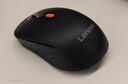 联想（Lenovo）无线蓝牙双模充电鼠标 蓝牙5.0/3.0 便携办公鼠标人体工学设计 Howard Mouse 2022充电版理性黑 实拍图