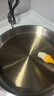 多星山东多星锅专卖电煎锅家用304食品级不锈钢电饼铛多功能家用不粘锅电锅不锈钢煎锅 五代31cm红色【304不锈钢】 实拍图