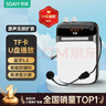 索爱（soaiy）S318小蜜蜂扩音器教师专用蓝牙音箱音响小喇叭TF卡U盘录音麦克风户外导游便携式教学Type-c 黑 实拍图