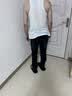 红豆居家（Hodohome）男士纯棉无袖背心四季打底内搭基础汗衫男 白色 L 170/95  实拍图