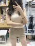 南木熊牛仔短裤女2026夏季新款辣妹美式高级感性感显瘦a字丰胯包臀热裤 卡其色短裤 S 85-95斤（卡码拍大） 实拍图