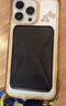 Smorss 适用苹果MagSafe磁吸卡包通用iPhone17-12系列手机背贴卡套公交地铁门禁购物卡袋手机壳卡包黑色 实拍图