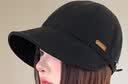真享帽子女春秋季品牌纯色时装时尚百搭八角帽显脸小保暖鸭舌帽B695 实拍图