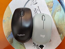 罗技（Logitech）M221 轻音鼠标 无线鼠标 办公鼠标 对称鼠标 带无线微型接收器 薄荷绿 实拍图