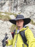 目丸登山防晒帽男款牛仔帽子爬山钓鱼遮阳渔夫男士户外用品太阳必备 升级12CM大帽檐【暗夜黑】 实拍图