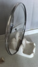 美厨（MAXCOOK）玻璃盖炒锅盖 304不锈钢包边煎锅盖火锅盖蒸锅盖32cm MCPJ9654 实拍图
