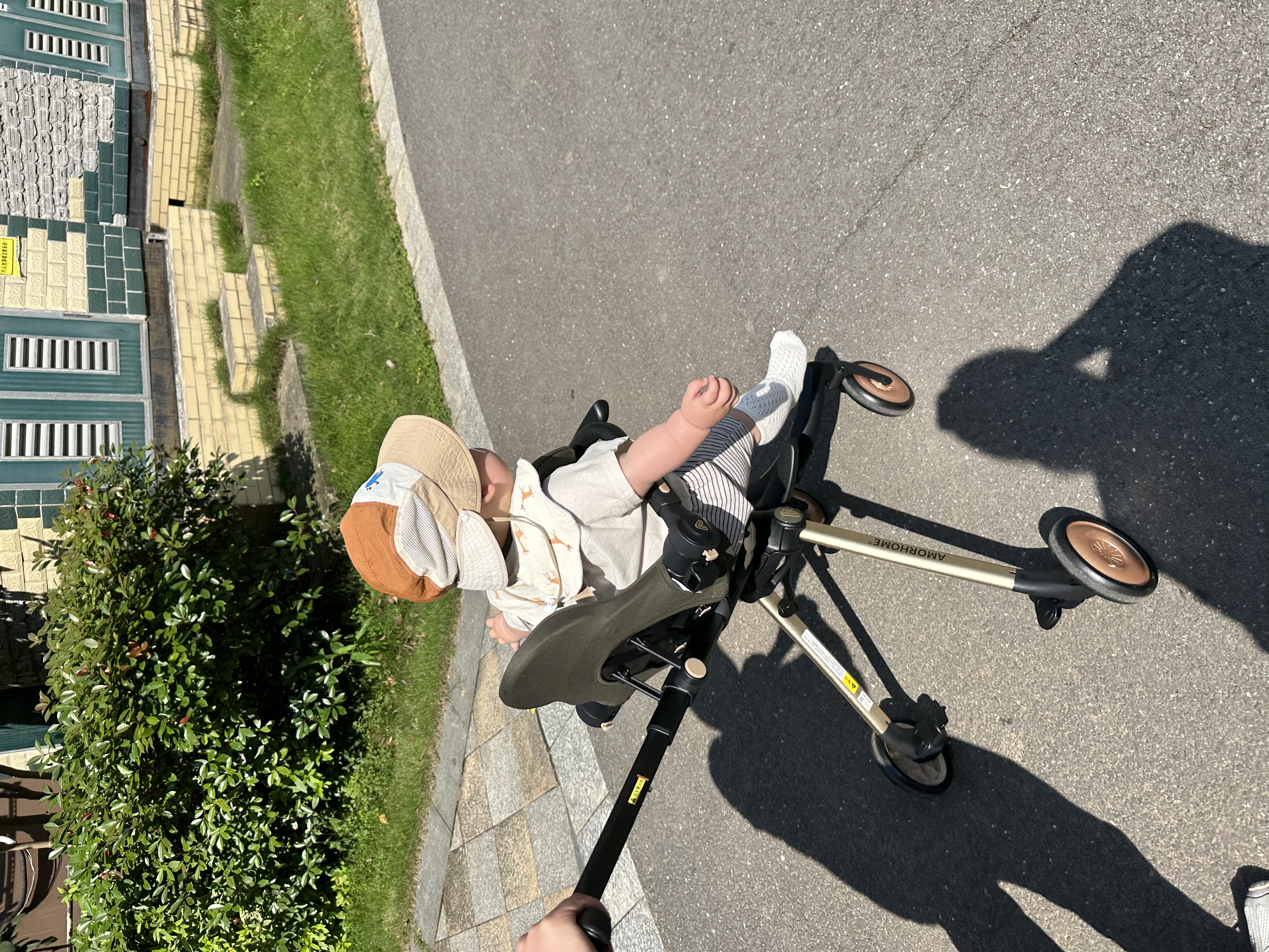 AMORHOME遛娃神器婴儿车推车可坐可躺溜娃神器轻便折叠am推车宝宝车 【新款】橄榄金 赠伞【全包款】 实拍图