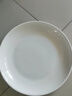 洁雅杰陶瓷盘家用白瓷盘子8英寸中式釉下彩餐盘菜盘汤盘微波炉可用6只装 实拍图
