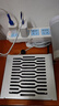 极夜/TOPFEEL全铝合金外置风冷散热器迷你主机路由器NAS机柜笔记本电脑光猫机顶盒平板底座支架USB风扇 【可调速_升级版】TF120_皓月银 风扇套装 实拍图