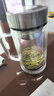 富光大容量高硼硅双层玻璃杯带茶隔加厚水杯子带把泡茶杯办公杯 实拍图