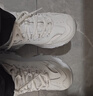 斯凯奇（Skechers）女鞋夏季小白鞋蕾丝休闲运动熊猫鞋黑色增高厚底老爹鞋 白色/WHT 36 尺码偏大，建议选小半码 实拍图