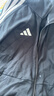阿迪达斯（adidas）外套男2026春季新款针织立领夹克外套防风棉质运动服 黑白 3XL 实拍图