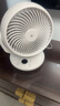 京东京造空气循环扇 家用节能小型电风扇四季循环 桌面小风扇空调伴侣大风量宿舍办公室摇头轻音 小云朵pro 实拍图