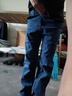 真维斯（Jeanswest）牛仔裤男2026春夏轻商直筒修身牛仔长裤男蓝色常规32 实拍图