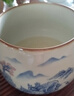 初伍茶洗家用汝窑陶瓷茶渣缸桌面水盂建水茶水废水缸功夫茶道配件杯洗 实拍图