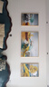 Sixpoetry 客厅装饰画现代简约沙发背景墙壁画轻奢三联晶瓷画大气高档挂画 福禄双收（铝合金外框） 晶瓷画左右50*70+中间100*70亮面 实拍图