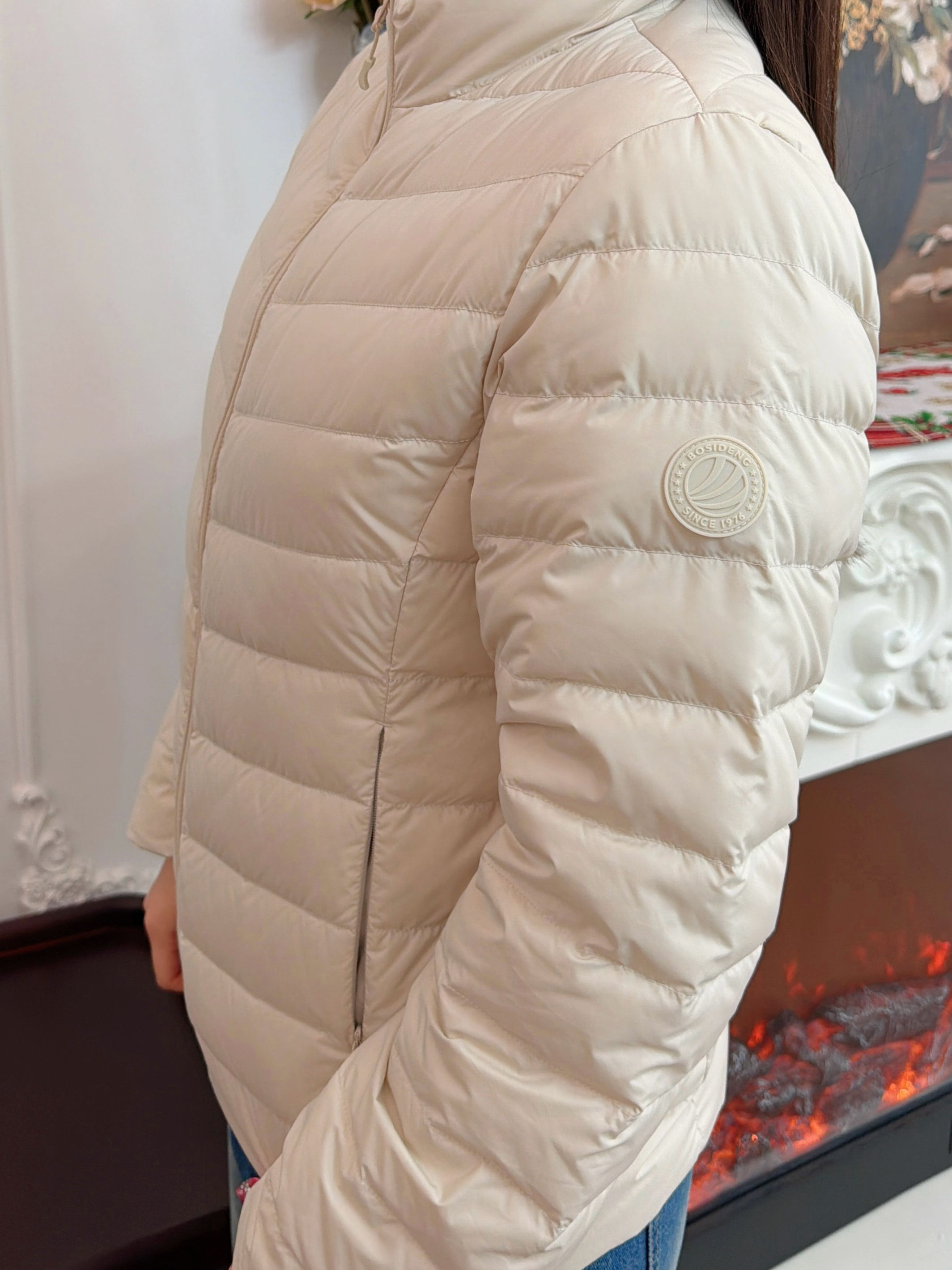 波司登（BOSIDENG）26秋季新款女士轻薄羽绒服短款立领排骨条百搭外套B260135006 【店长推荐】秘釉色-三防面料 S 160/84A 体重约100-110斤 实拍图