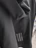 adidas拒水休闲连帽夹克外套防风衣男女阿迪达斯官方轻运动 黑色   XL 实拍图