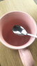可爱fufu生日蛋糕马克杯带盖勺陶瓷杯送女生高颜值有意义生日礼物 汉堡生日蛋糕杯+勺1个350ml 实拍图