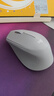 罗技（Logitech）M330 轻音鼠标 无线鼠标 办公鼠标 右手鼠标 带无线微型接收器 灰色 实拍图