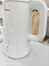 美的（Midea）电水壶热水壶 304/316L不锈钢 家用电热水壶 无缝内胆双层防烫便携式控温烧水壶养生开水壶 1.5L MK-SH15X301 实拍图