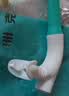 洲克（ZOKE）游泳装备成人浮潜游泳湿式硅胶呼吸管初学者儿童练习换气装备 浅绿/白色-3 实拍图