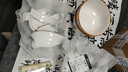 陶瓷碗家用喜庆乔迁新居碗碟餐具套装岁月静好饭碗 岁月静好3碗 实拍图