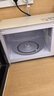 美的（Midea）小滋味系列微波炉变频家用小型奶油风百搭复古转盘式一级能效低频轻音20L预制菜加热（M2H1） 实拍图