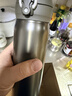 膳魔师（THERMOS）钛杯Ti纯钛保温杯大容量水杯商务杯子团购生日礼物TCTG 太空灰【纯钛茶隔片】 500ml 实拍图