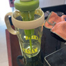 【京东物流】水杯冰霸吸管杯高颜值学生茶水分离大容量杯子 肚肚杯1个-浅绿色 实拍图