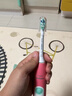 飞利浦（PHILIPS）电动牙刷头W2亮白型官方原装欧洲进口适配钻石1/3/3pro/CI/导航刷系列刷柄 3支装HX6063/67 白色 实拍图