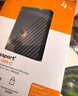 西部数据（WD）移动硬盘4TB 兼容type-c My Passport随行版2.5英寸 灰 机械硬盘 笔记本电脑外接 加密 家庭存储 实拍图