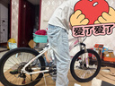 EG7山地自行车女款女士山地车粉色小众变速越野竞速成人学生公路单车 【至尊】辐条轮-减震-炫彩粉 24英寸 21速 实拍图