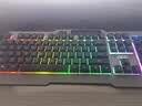 AOC KB122有线键盘 真机械手感键盘 背光灯效 键盘电竞游戏专用 电脑笔记本办公通用 黑色混光 实拍图
