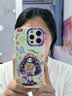圣图朗新款17苹果16多巴胺女孩iphone15promax可爱14plus手机壳12卡通11高级感XS全包液态硅胶软13防摔套 液态硅胶-捧花女孩-古董白  iPhone 16 pro max 实拍图